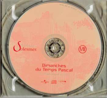 CD Chœur Des Moines De L'Abbaye Saint-Pierre De Solesmes: Dimanches Du Temps Pascal
