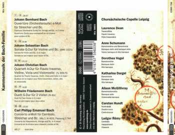 CD Chursächsische Capelle Leipzig: Kammermusik der Bach-Familie