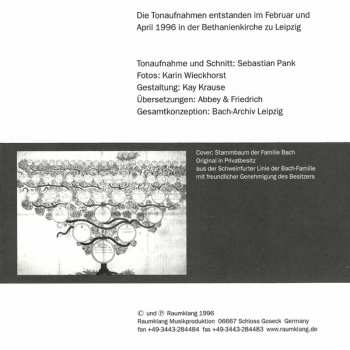 CD Chursächsische Capelle Leipzig: Kammermusik der Bach-Familie