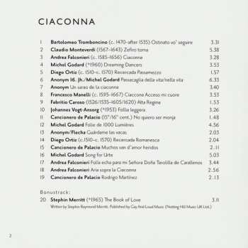 CD Luciano Biondini: Ciaconna