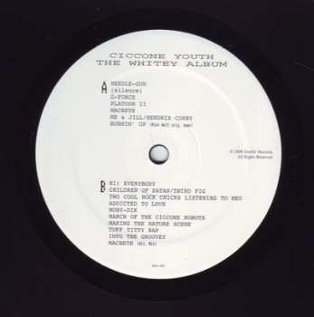 LP Ciccone Youth: The Whitey Album