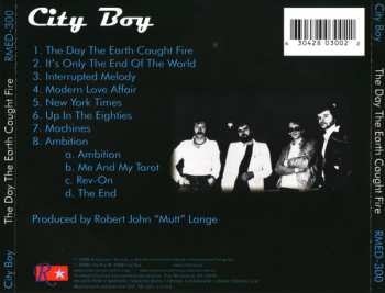 CD City Boy: The Day The Earth Caught Fire