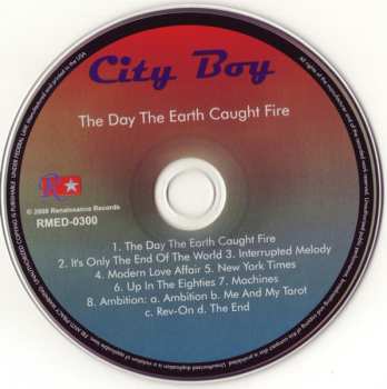 CD City Boy: The Day The Earth Caught Fire