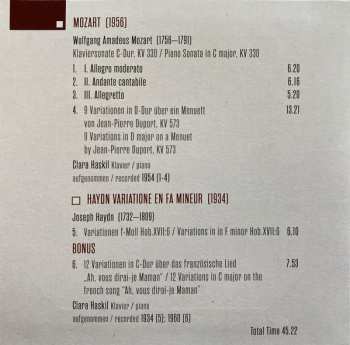 10CD/Caja Clara Haskil: Milestones Of A Legend