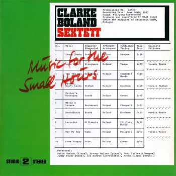 LP The Kenny Clarke - Francy Boland Sextet: Music For The Small Hours LTD