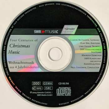 CD Claron McFadden: Four Centuries Of Christmas Music = Weihnachtsmusik Aus 4 Jahrhunderten