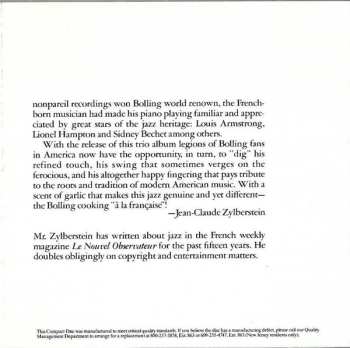 CD Claude Bolling Trio: Jazz À La Française