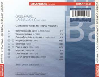 CD Claude Debussy: Complete Works For Piano, Volume 2