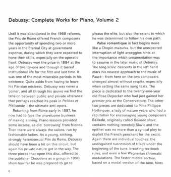 CD Claude Debussy: Complete Works For Piano, Volume 2