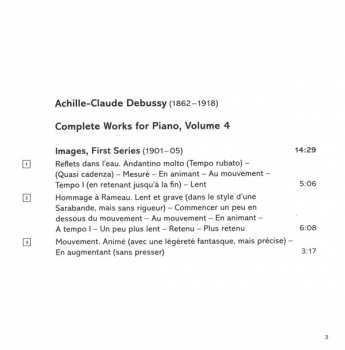 CD Claude Debussy: Complete Works For Piano Volume 4