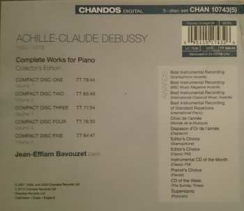 5CD/Caja Claude Debussy: Debussy: Complete Works For Piano (Collector's Edition)