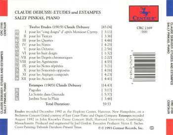 CD Claude Debussy: Claude Debussy: Etudes and Estampes