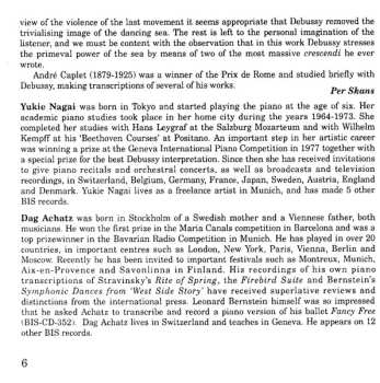 CD Claude Debussy: Works For Two Pianos