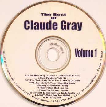 CD Claude Gray: "The Best" of Claude Gray VOL 1.