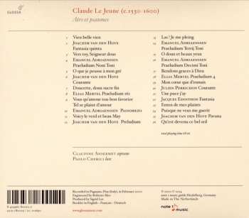 CD Paolo Cherici: Airs Et Psaumes