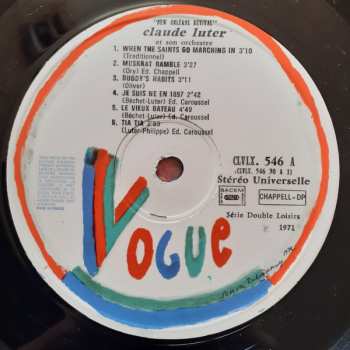 2LP Claude Luter Et Son Orchestre: New Orleans Revival