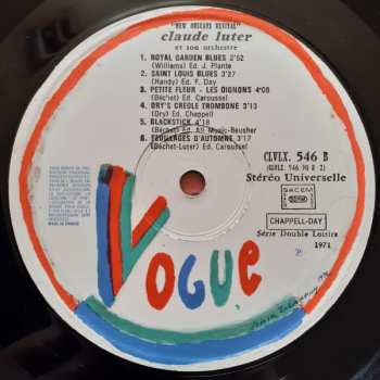 2LP Claude Luter Et Son Orchestre: New Orleans Revival