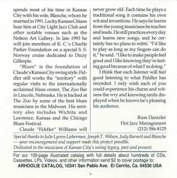 CD Claude Williams: Live At J's - Part 2