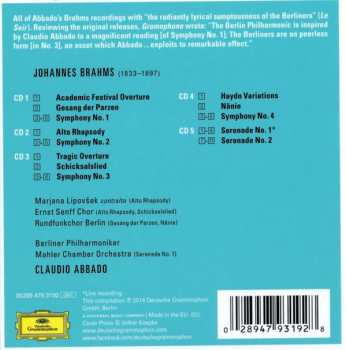 5CD/Caja Berliner Philharmoniker: Abbado Brahms