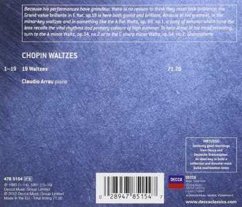 CD Claudio Arrau: Chopin 19 Waltzes