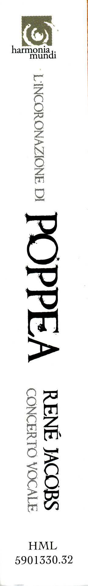 3CD Claudio Monteverdi: Monteverdi L'Incoronazione di Poppea