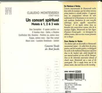 CD Claudio Monteverdi: Un Concert Spirituel