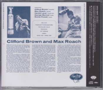 CD Clifford Brown And Max Roach: Clifford Brown And Max Roach