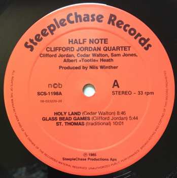 LP Clifford Jordan Quartet: Half Note