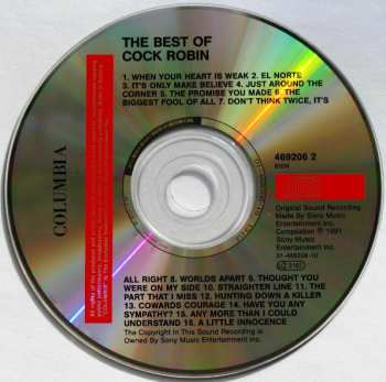 CD Cock Robin: The Best Of Cock Robin