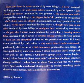 CD Cock Robin: The Best Of Cock Robin