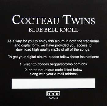 LP Cocteau Twins: Blue Bell Knoll