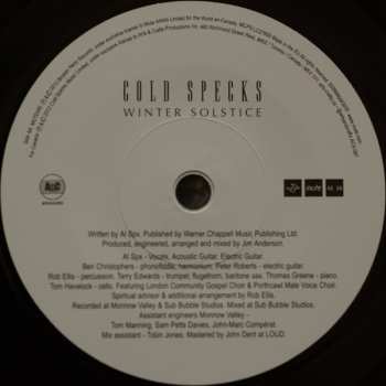 SP Cold Specks: Blank Maps / Winter Solstice