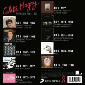 10CD/Caja Colette Magny: Anthologie 1958 - 1997