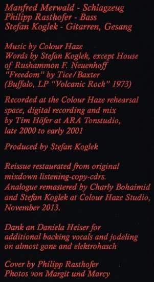 2LP Colour Haze: Ewige Blumenkraft