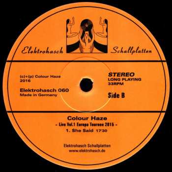 3LP Colour Haze: Live Vol. 1 - Europa Tournee 2015 LTD | NUM