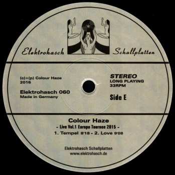 3LP Colour Haze: Live Vol. 1 - Europa Tournee 2015 LTD | NUM
