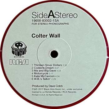LP Colter Wall: Colter Wall  CLR