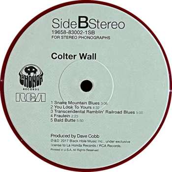LP Colter Wall: Colter Wall  CLR