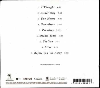 CD Emma Frank: Come Back