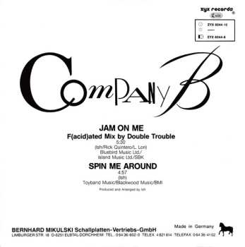 CD Company B: Jam On Me (F(acid)ated Mix)