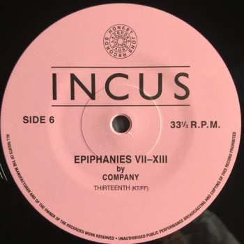 3LP Company: Epiphanies VII-XIII
