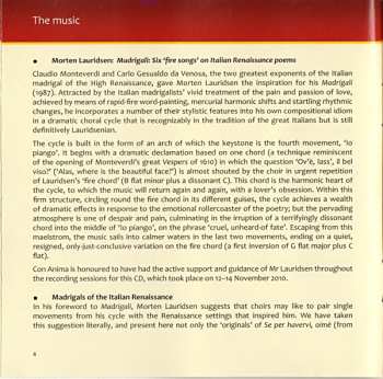 CD Paul Mealor: Madrigali: Fire & Roses