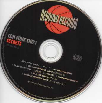 CD Con Funk Shun: Secrets