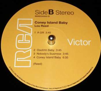 LP Lou Reed: Coney Island Baby