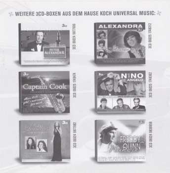3CD/Caja Connie Francis: Schöner Fremder Man - Die Hit-Collection