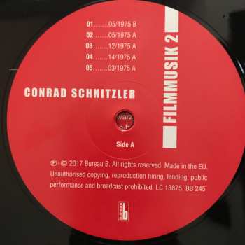 LP Conrad Schnitzler: Filmmusik 2