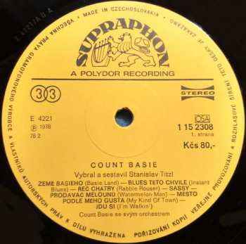 LP Count Basie: Count Basie