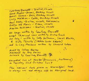 CD Courtney Barnett: MTV Unplugged (Live In Melbourne) DIGI