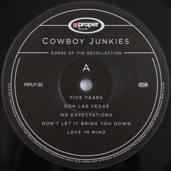 LP Cowboy Junkies: Songs Of The Recollection