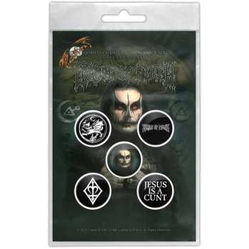 Merch Cradle Of Filth: Juego de placas Hammer Of The Witches/dani